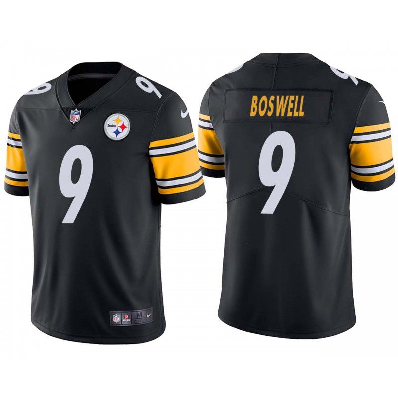 Men Pittsburgh Steelers #9 Chris Boswell Nike Black Limited NFL Jersey